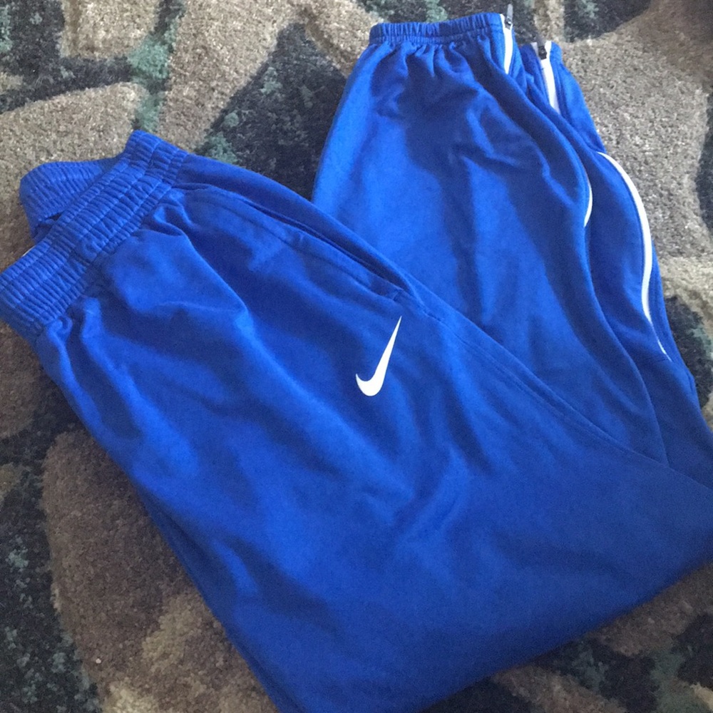 Men’s blue nike sweat pants